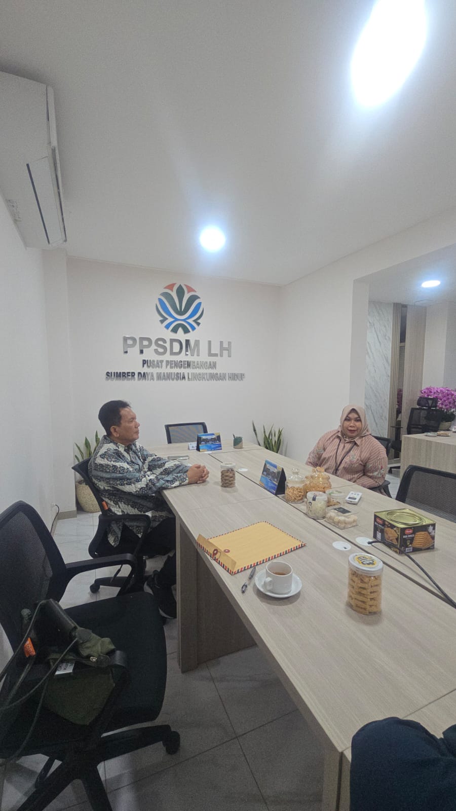 Pertemuan dengan Kepala PPSDM KLH Ibu Dr.  Mini Farida